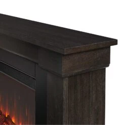 Bristow Infrared Electric Fireplace Mantel Package In Weathered Wood -electric fireplace Store Real Flame Bristow 4770E WWD Detail Corner b6706229 feb2 494d b92d b3c70188835b