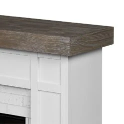 Cravenhall Infrared Electric Fireplace Mantel Package In White 19 Cravenhall Infrared Electric Fireplace Mantel Package In White -electric fireplace Store Real Flame Cravenhall 5510 W Detail Corner 9d867439 bc7b 47b4 bf96 6d53288223fb