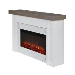 Cravenhall Infrared Electric Fireplace Mantel Package In White 18 Cravenhall Infrared Electric Fireplace Mantel Package In White -electric fireplace Store Real Flame Cravenhall 5510 W Detail Side 5cba29a8 b495 4ddd a4cc c7b26a59be7f