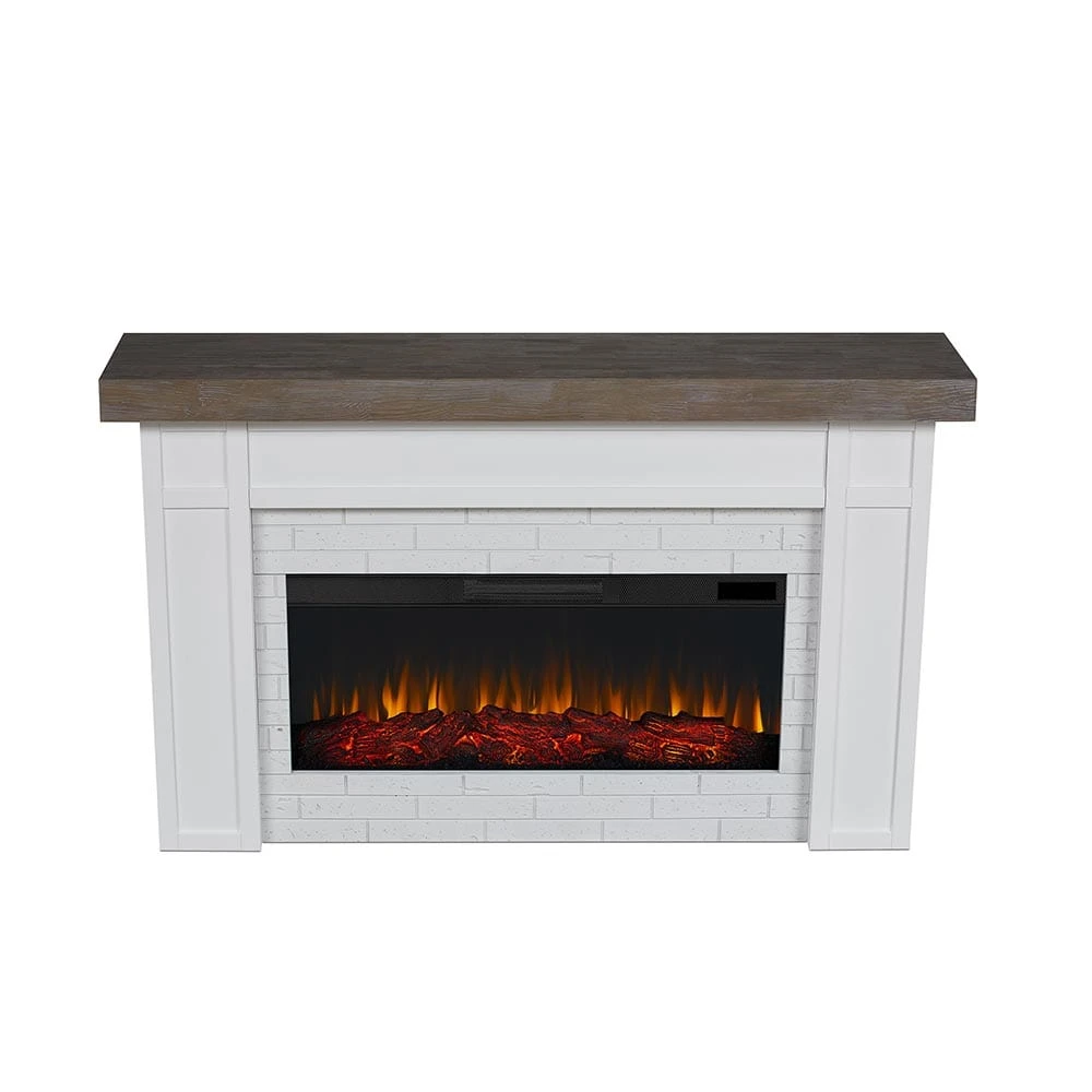 Cravenhall Infrared Electric Fireplace Mantel Package In White 7 Cravenhall Infrared Electric Fireplace Mantel Package In White - Image 7