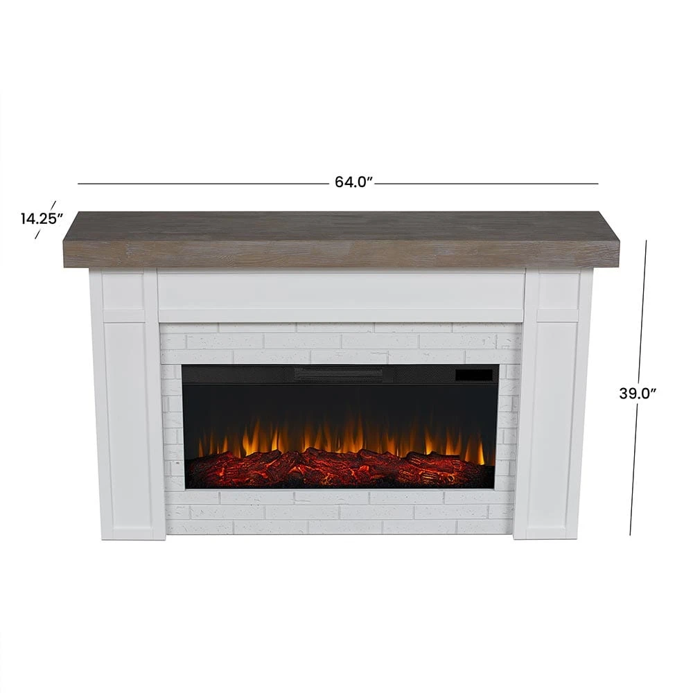Cravenhall Infrared Electric Fireplace Mantel Package In White 11 Cravenhall Infrared Electric Fireplace Mantel Package In White - Image 11