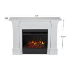 Manus Infrared Electric Fireplace Mantel Package In White -electric fireplace Store Real Flame Manus 8140E W Dimensions b2a8729b b88b 44d4 ad25 a9bd9de634ef