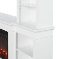 Monte Vista Electric Fireplace TV Stand In White -electric fireplace Store Real Flame Monte Vista 9900E W Detail 1 f685fd39 f7cf 4eb8 b8a2 1fe84b161576