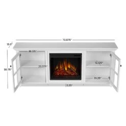 Norwell Infrared Electric Fireplace TV Stand In White 14 Norwell Infrared Electric Fireplace TV Stand In White -electric fireplace Store Real Flame Norwell 7760E W Dimensions 6efc0594 680f 418a b793 fcb764874b21