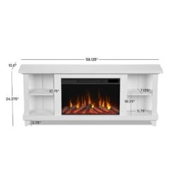 Penrose Infrared Electric Fireplace TV Stand In White -electric fireplace Store Real Flame Penrose Slim 7770E W Dimensions 83d794f5 310a 4e0c 8292 424e78ddf0c4