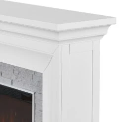Sonia Infrared Electric Fireplace Mantel Package In White -electric fireplace Store Real Flame Sonia 4830 W Detail Corner 99064221 4b21 4b71 9e92 e489e824d9bd