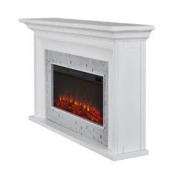 Sonia Infrared Electric Fireplace Mantel Package In White -electric fireplace Store Real Flame Sonia 4830 W Detail Side 9ba539b4 c63c 4a9f 9691 c822339b1fd0