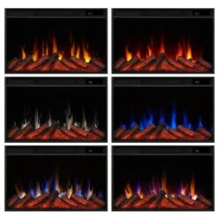 Tejon Infrared Electric Fireplace Mantel Package In Gray 13 Tejon Infrared Electric Fireplace Mantel Package In Gray -electric fireplace Store Real Flame Tejon Slim 8130E GRY All Flame Colors
