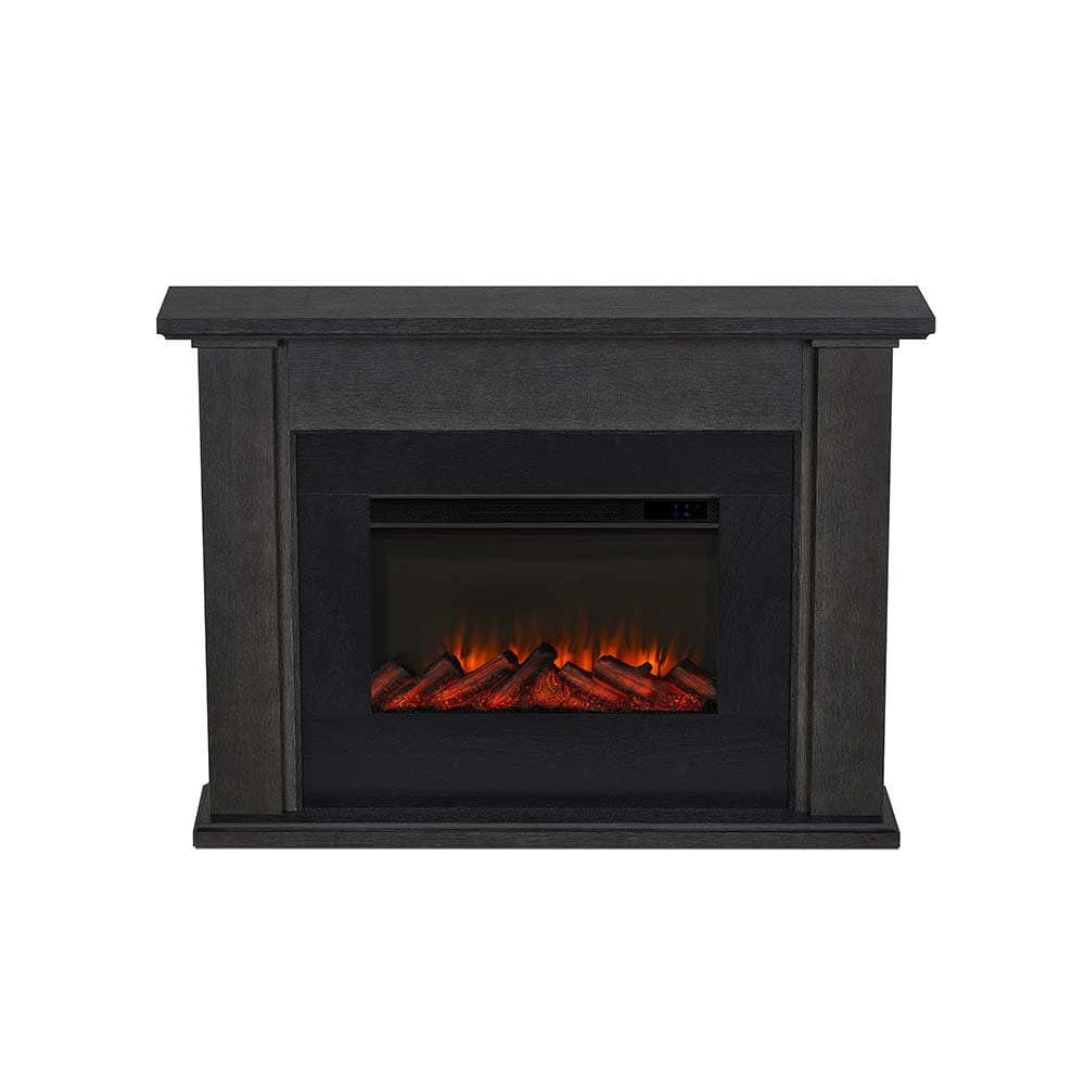 Tejon Infrared Electric Fireplace Mantel Package In Gray 3 Tejon Infrared Electric Fireplace Mantel Package In Gray - Image 3