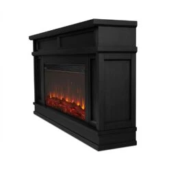 Torrey Infrared Electric Fireplace TV Stand In Black 12 Torrey Infrared Electric Fireplace TV Stand In Black -electric fireplace Store Real Flame Torrey 4020E BLK Detail Side 67af3403 de1b 4d08 b403 f8fa42c017f8