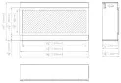 Remii 55-In Extra Tall Deep Built-In Electric Fireplace -electric fireplace Store Remii 55XT LA 3951cf5a b755 4627 883b 39193386903f