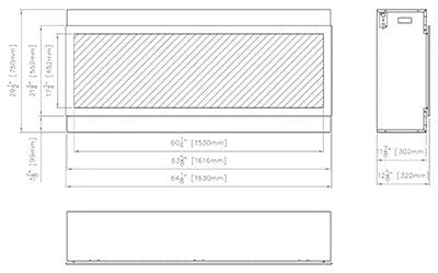 Remii 65-In Extra Tall Deep Built-In Electric Fireplace 3 Remii 65-In Extra Tall Deep Built-In Electric Fireplace - Image 3