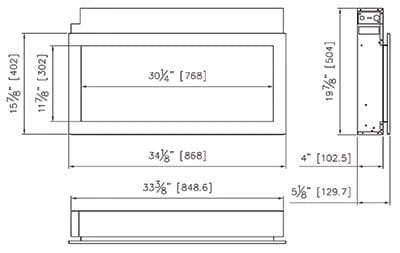 Remii 35-In Extra Slim Built-In Electric Fireplace 3 Remii 35-In Extra Slim Built-In Electric Fireplace - Image 3