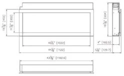 Remii 45-In Extra Slim Built-In Electric Fireplace -electric fireplace Store Remii BI 45 XS LA 32932b2c 8e84 452a a235 446d786e5068