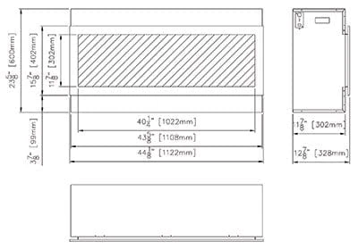 Remii 45-In Deep Built-In Electric Fireplace 2 Remii 45-In Deep Built-In Electric Fireplace - Image 2