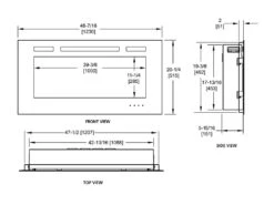 SimpliFire 48-in Allusion Wall Mount Electric Fireplace 19 SimpliFire 48-in Allusion Wall Mount Electric Fireplace -electric fireplace Store SF ALL48 BK LA 069f8583 98d4 44ec 8c52 07ea8599d283