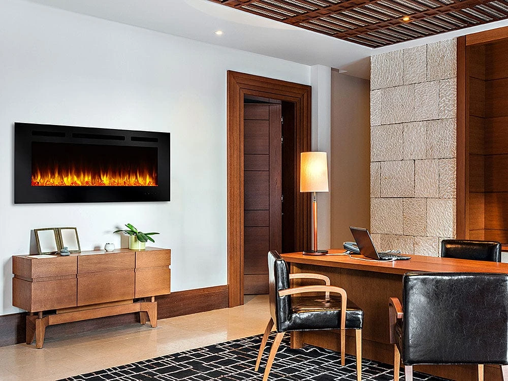 SimpliFire 60-in Allusion Wall Mount Electric Fireplace 2 SimpliFire 60-in Allusion Wall Mount Electric Fireplace - Image 2