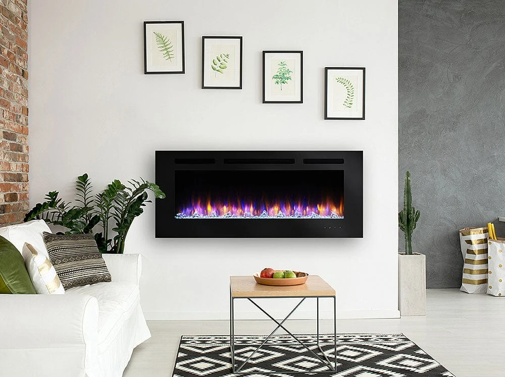 SimpliFire 60-in Allusion Wall Mount Electric Fireplace 1 SimpliFire 60-in Allusion Wall Mount Electric Fireplace