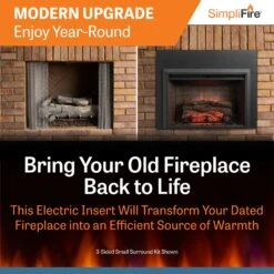 SimpliFire 32-In Built-In Electric Fireplace Insert With Small Surround Trim 14 SimpliFire 32-In Built-In Electric Fireplace Insert With Small Surround Trim -electric fireplace Store SFE 32 Inch Electric Fireplace Insert ALT2 e93f26bd a368 4add 880c 86ff54b3e036