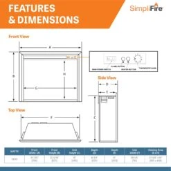 SimpliFire 32-In Built-In Electric Fireplace Insert With Small Surround Trim 18 SimpliFire 32-In Built-In Electric Fireplace Insert With Small Surround Trim -electric fireplace Store SFE 32 Inch Electric Fireplace Insert ALT6 711d7357 0c84 4b8c 93bd f5d95218689e