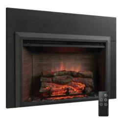 SimpliFire 32-In Built-In Electric Fireplace Insert With Small Surround Trim 13 SimpliFire 32-In Built-In Electric Fireplace Insert With Small Surround Trim -electric fireplace Store SFE 32 Inch Electric Fireplace Insert Small Surround