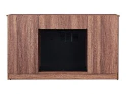 Alexander Electric Fireplace TV Stand In Weathered Brown -electric fireplace Store SP6547 OF silo4