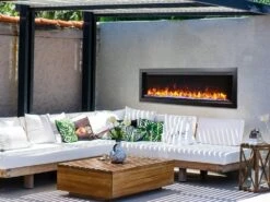 Amantii Symmetry Bespoke 50-in Linear Electric Fireplace