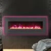 Sierra Flame 55-In Wall Mount Electric Fireplace -electric fireplace Store Sierra Flame WM FML 48 5523 STL Black Glass Embers Red Flame Lifestyle Closeup 2b4a849e 8e00 4cf0 8614 bfffaff082b5