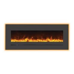 Sierra Flame 55-In Wall Mount Electric Fireplace 13 Sierra Flame 55-In Wall Mount Electric Fireplace -electric fireplace Store Sierra Flame WM FML 48 5523 STL Black Glass Embers Yellow Flame LED Glow Silo 227f09b6 8486 4b06 ad58 9bd02b3b6333