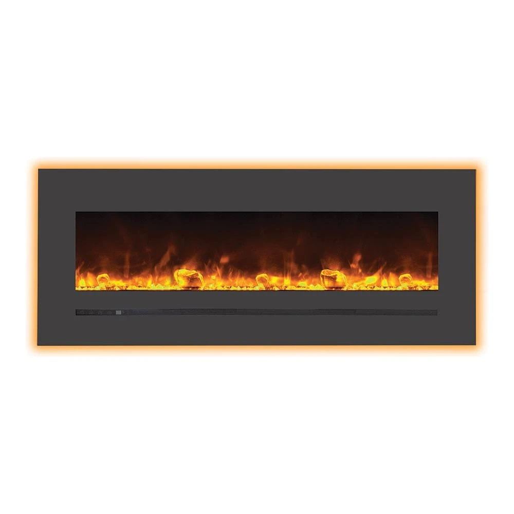 Sierra Flame 55-In Wall Mount Electric Fireplace 6 Sierra Flame 55-In Wall Mount Electric Fireplace - Image 6