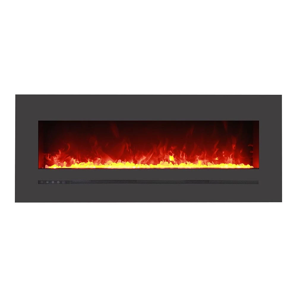 Sierra Flame 55-In Wall Mount Electric Fireplace 4 Sierra Flame 55-In Wall Mount Electric Fireplace - Image 4