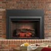 SimpliFire 32-In Built-In Electric Fireplace Insert With Small Surround Trim -electric fireplace Store SimpliFire 32 in Electric Firebox GI 32 ZC Lifestyle Cropped b81c1ea0 f395 4a71 87ef 4c74e9254281