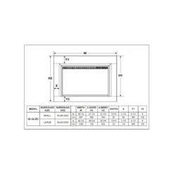 SimpliFire 32-In Built-In Electric Fireplace Insert With Small Surround Trim 20 SimpliFire 32-In Built-In Electric Fireplace Insert With Small Surround Trim -electric fireplace Store SimpliFire 32 in Electric Firebox GI 32 ZC Trim Kit Dimensions 8d4c006e 2b6a 4e63 912a 49e611bef8b2