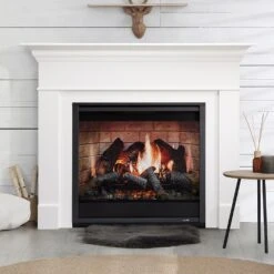 SimpliFire Inception 36" Electric Fireplace With Folio Decorative Front