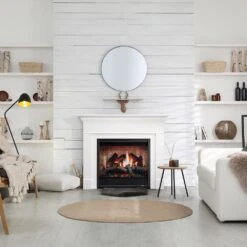 SimpliFire 36-in Inception Firebox With Wescott Mantel & Folio Decorative Front -electric fireplace Store SimpliFire 36 in Inception Firebox with Wescott Mantel and Folio Decorative Front Lifestyle 35650167 6ca3 4550 9296 a259eb45e989