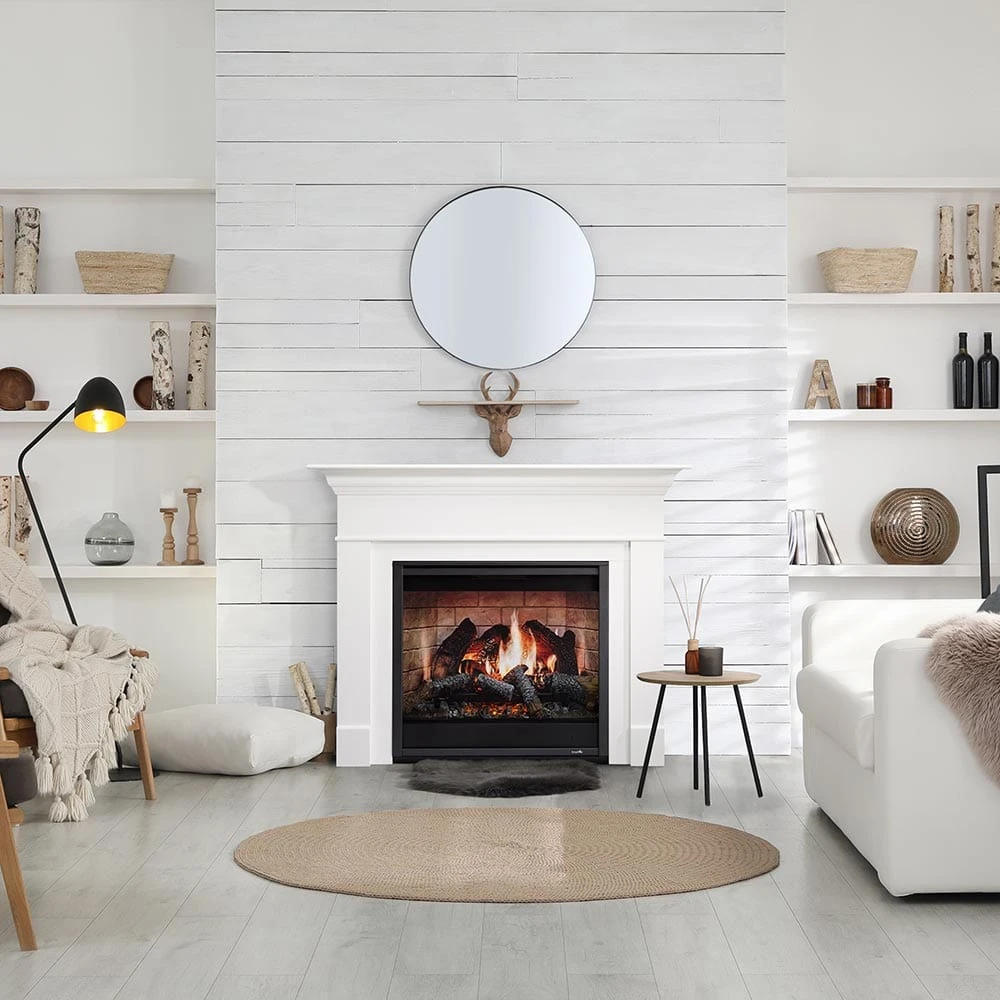 SimpliFire Inception 36" Electric Fireplace With Folio Decorative Front 2 SimpliFire Inception 36" Electric Fireplace With Folio Decorative Front - Image 2