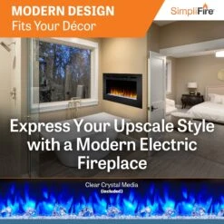 SimpliFire 40-in Allusion Wall Mount Electric Fireplace -electric fireplace Store SimpliFire ALLUSION Allusion40 ALT 1