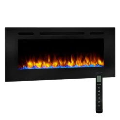 SimpliFire 40-in Allusion Wall Mount Electric Fireplace -electric fireplace Store SimpliFire ALLUSION Allusion40 ALT Product