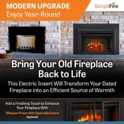 SimpliFire 25-In Electric Fireplace Insert -electric fireplace Store SimpliFire E INSERTS Insert25 ALT 1 29049ce0 c457 45b4 8527 630b4452aa5d