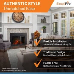 SimpliFire 25-In Electric Fireplace Insert -electric fireplace Store SimpliFire E INSERTS Insert25 ALT 2 ac0ba219 c9f2 4204 8db1 690d3c3706c9