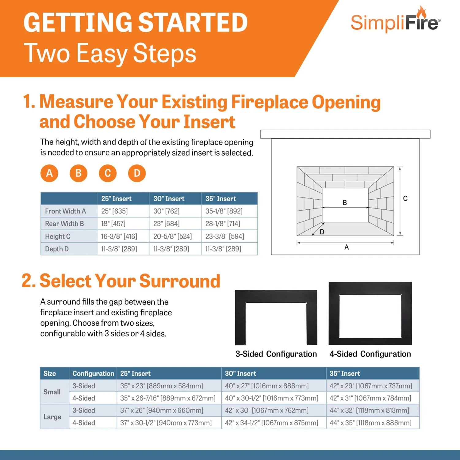 SimpliFire 30-In Electric Fireplace Insert 5 SimpliFire 30-In Electric Fireplace Insert - Image 5
