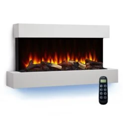 SimpliFire Format Floating Mantel Wall Mount Electric Fireplace -electric fireplace Store SimpliFire FORMAT Format43 ALT Product