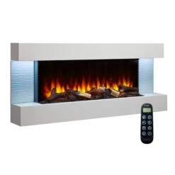 SimpliFire Format Floating Mantel Wall Mount Electric Fireplace -electric fireplace Store SimpliFire FORMAT Format50 ALT Product