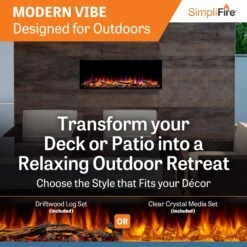 SimpliFire 43-in Forum Outdoor Linear Electric Fireplace 13 SimpliFire 43-in Forum Outdoor Linear Electric Fireplace -electric fireplace Store SimpliFire FORUM Forum43 ALT 1