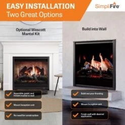 SimpliFire Inception 36" Electric Fireplace With Folio Decorative Front 17 SimpliFire Inception 36" Electric Fireplace With Folio Decorative Front -electric fireplace Store SimpliFire INCEPTION ALT 5 979eeb01 01b2 4357 90f1 e5c32ca85534
