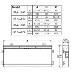 SimpliFire 40-in Allusion Slim Linear Electric Fireplace 16 SimpliFire 40-in Allusion Slim Linear Electric Fireplace -electric fireplace Store Simplifire Allusion Dimensions a730f107 094e 41ee 9a36 0ba82d444de7