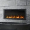SimpliFire 40-in Allusion Slim Linear Electric Fireplace -electric fireplace Store Simplire Allusion 40 In Close Crop