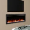 SimpliFire 50-in Allusion Slim Linear Electric Fireplace -electric fireplace Store Simplire Allusion 50 In Close Crop