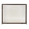Single Panel Fireplace Screen Bronze Wrought Iron S129B -electric fireplace Store Single Panel Bronze Wrought Iron Fireplace Screen S129B 1000