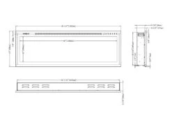 Modern Flames 50-in Spectrum Slimline Built-In Electric Fireplace -electric fireplace Store Spectrum Slimline SPS 50B LA